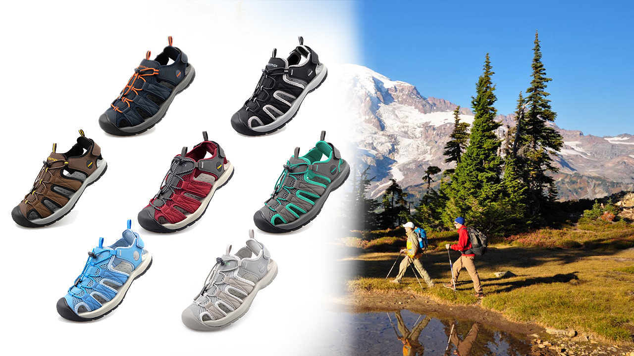 Amazon.com: Knixmax Women's Hiking Sandals Closed Toe